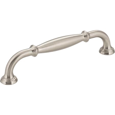Jeffrey Alexander 128 mm Center-to-Center Satin Nickel Tiffany Cabinet Pull 658-128SN